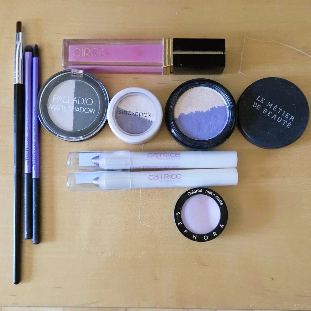 Le Métier Catrice Sephora Smashbox Palladio Eyeshadows Brushes Bundle Lot Gloss